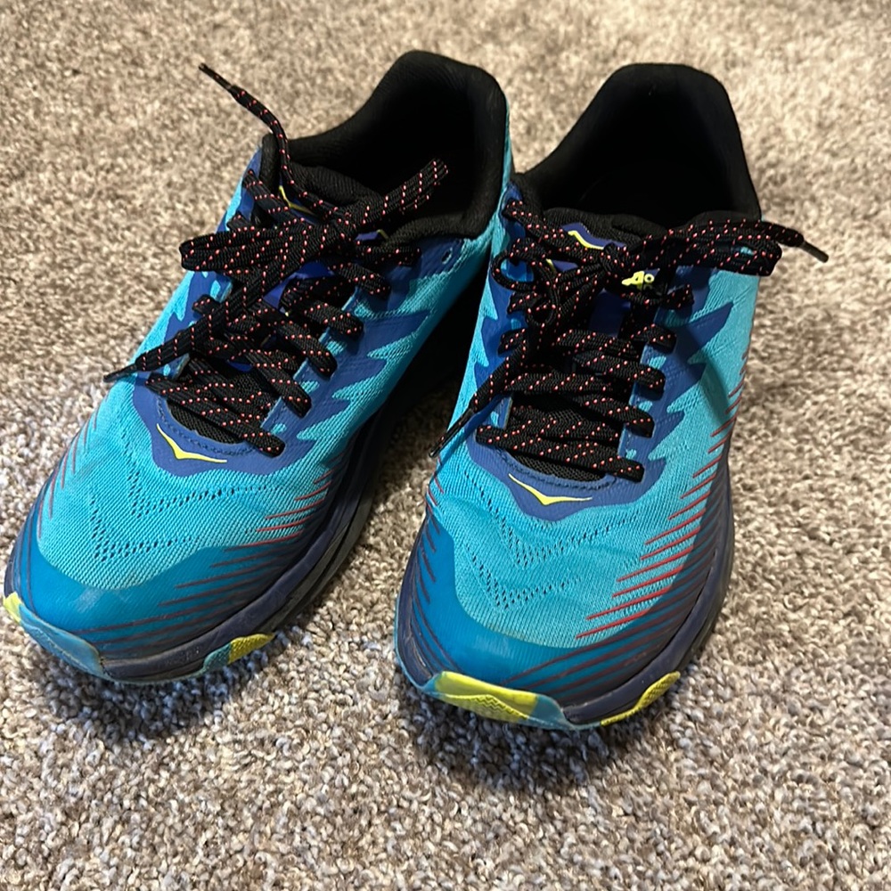 HOKA Torrent 2 multi color. Worn a handful of times.